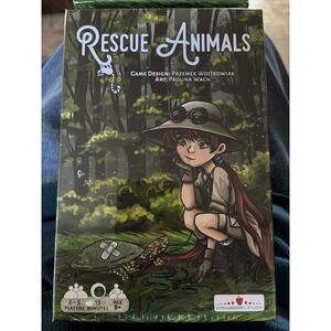 Strawberry Studio Card Game Rescue Animals Box SEALED